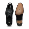 Derby-Schuhe mit Zehenkappe aus Leder