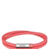 Doppelt geflochtenes Armband mit magnetischem Logo-Verschluss