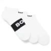 Dreierpack Socken aus Baumwollmischung in Knöchellänge