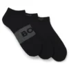 Dreierpack Socken aus Baumwollmischung in Knöchellänge