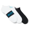Dreierpack Socken aus Baumwollmischung in Knöchellänge
