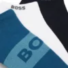 Dreierpack Socken aus Baumwollmischung in Knöchellänge