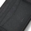 Dreifach gefaltete Brieftasche mit Monogramm-Muster