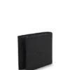 Dreifach gefaltete Brieftasche mit Monogramm-Muster