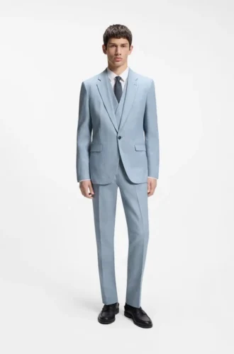 Dreiteiliger Anzug in Extra-Slim-Fit