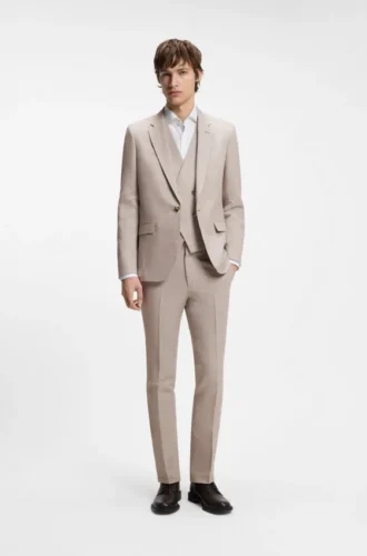 Dreiteiliger Anzug in Extra-Slim-Fit