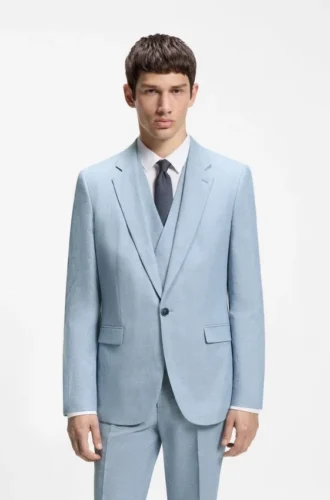 Dreiteiliger Anzug in Extra-Slim-Fit