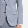Dreiteiliger Anzug in Slim Fit aus Popeline aus Wollmischung Dreiteiliger Anzug in Slim Fit aus Popeline aus Wollmischung