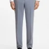 Dreiteiliger Anzug in Slim Fit aus Popeline aus Wollmischung Dreiteiliger Anzug in Slim Fit aus Popeline aus Wollmischung