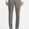 Dreiteiliger Anzug in Slim Fit aus Popeline aus Wollmischung
