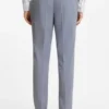 Dreiteiliger Anzug in Slim Fit aus Popeline aus Wollmischung Dreiteiliger Anzug in Slim Fit aus Popeline aus Wollmischung