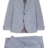 Dreiteiliger Anzug in Slim Fit aus Popeline aus Wollmischung Dreiteiliger Anzug in Slim Fit aus Popeline aus Wollmischung