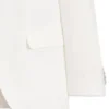 Dreiteiliger Slim-Fit-Anzug aus Baumwolle und Leinen Dreiteiliger Slim-Fit-Anzug aus Baumwolle und Leinen