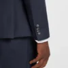 Dreiteiliger Slim-Fit-Anzug aus gemusterter Stretchwolle