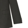 Dreiteiliger Slim-Fit-Anzug aus gemusterter Stretchwolle