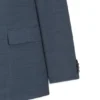 Dreiteiliger Slim-Fit-Anzug aus gemusterter Stretchwolle