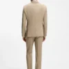 Dreiteiliger Slim-Fit-Anzug aus Serge aus Schurwolle
