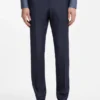 Dreiteiliger Slim-Fit-Anzug aus Serge aus Schurwolle Dreiteiliger Slim-Fit-Anzug aus Serge aus Schurwolle