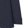 Dreiteiliger Slim-Fit-Anzug aus Serge aus Schurwolle Dreiteiliger Slim-Fit-Anzug aus Serge aus Schurwolle