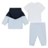 Dreiteiliger Trainingsanzug für Kinder aus Stretch-Baumwolle Dreiteiliger Trainingsanzug für Kinder aus Stretch-Baumwolle