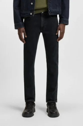Dunkelblaue Jeans in Extra-Slim-Fit aus Stretch-Denim