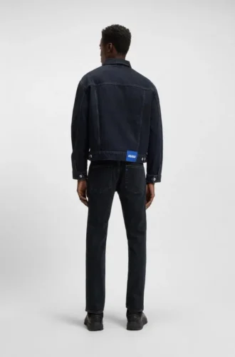 Dunkelblaue Jeans in Extra-Slim-Fit aus Stretch-Denim