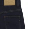 Dunkelblaue, locker sitzende Kinder-Jeans aus Stretch-Denim Dunkelblaue, locker sitzende Kinder-Jeans aus Stretch-Denim