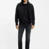 Dunkelblaue Slim-Fit-Jeans aus Stretch-Denim