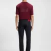 Dunkelblaue Slim-Fit-Jeans aus Stretch-Denim