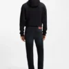 Dunkelblaue Slim-Fit-Jeans aus Stretch-Denim