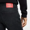 Dunkelblaue Slim-Fit-Jeans aus Stretch-Denim