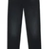 Dunkelblaue Slim-Fit-Jeans aus Stretch-Denim