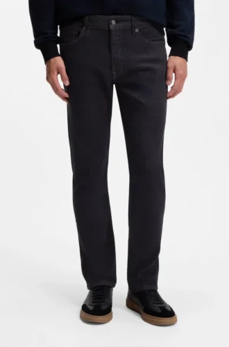 Dunkelblaue Slim-Fit-Jeans „Delaware“ aus Soft-Motion-Denim