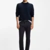 Dunkelblaue Slim-Fit-Jeans „Delaware“ aus Soft-Motion-Denim