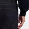 Dunkelblaue Slim-Fit-Jeans „Delaware“ aus Soft-Motion-Denim