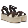 Espadrilles aus Wildleder mit Double-B-Monogramm