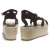 Espadrilles aus Wildleder mit Double-B-Monogramm