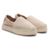 Espadrilles aus Wildleder mit Jute-Zwischensohle