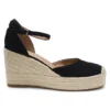 Espadrilles aus Wildleder mit Keilabsatz
