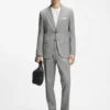 Extra-Slim-Fit-Jacke aus Performance-Sharkskin Extra-Slim-Fit-Jacke aus Performance-Sharkskin