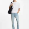 Extra-Slim-Fit-Jeans aus hellblauem Stretch-Denim