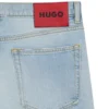 Extra-Slim-Fit-Jeans aus hellblauem Stretch-Denim