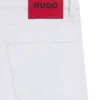 Extra-Slim-Fit-Jeans aus weißem Comfort-Stretch-Denim