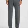 Fleckenabweisende Slim-Fit-Hose aus Stretch-Dobby