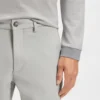 Fleckenabweisende Slim-Fit-Hose aus Stretch-Dobby