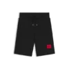 Fleece-Shorts für Kinder mit Logo-Etikett