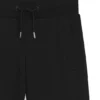 Fleece-Shorts für Kinder mit Logo-Etikett