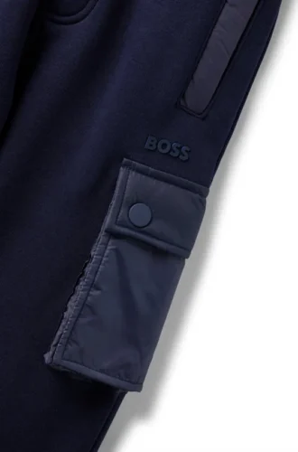 Fleece-Trainingshose für Kinder mit Cargotaschen