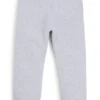 Fleece-Trainingshose für Kinder mit vertikalem Logo-Print