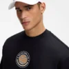 Fünf-Panel-Cap mit Tennis-Motiv und Logo